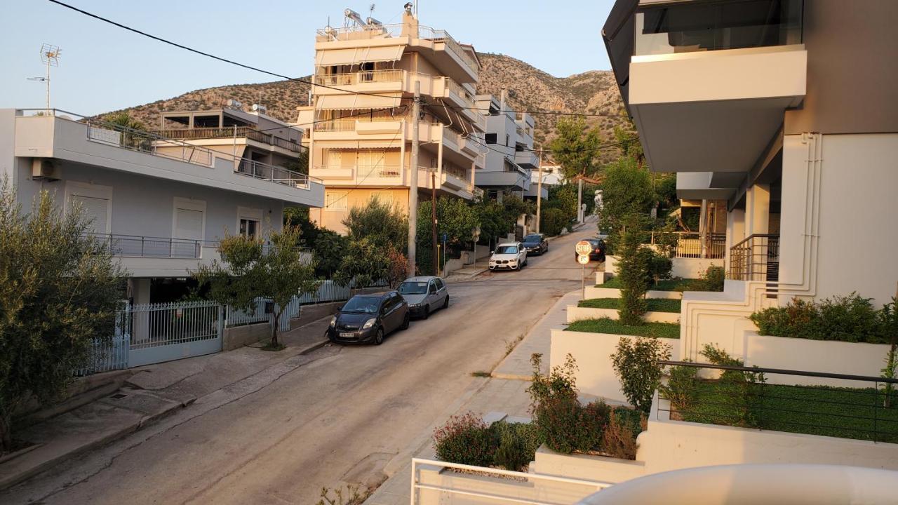 山脚下，舒适温馨海景公寓 Athen Exterior foto